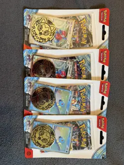 Pokemon TCG Stellar Crown Single Pack Blister Lot Of 4 - Image 1