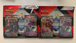 FUSION STRIKE & REBEL CLASH 2 PACK PIN SET - JIRACHI & CELEBI POKEMON TCG NEW - Image 1