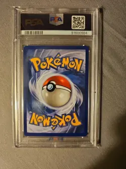 1st Edition 1999 Pokemon Fossil Tentacool PSA grade 9. - Image 2