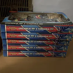 Pokemon Greninja ex & Kingdra ex Special Collection Box Sealed Lot Of 5 - Image 1