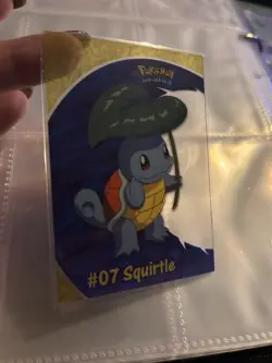 Topps Pokemon clear acetate Squirtle #07 PC4 LP/NM - Image 1