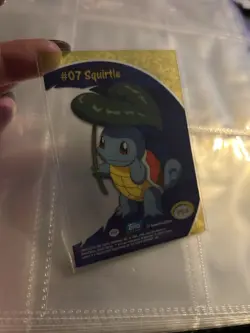 Topps Pokemon clear acetate Squirtle #07 PC4 LP/NM - Image 2