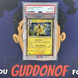 ??PSA 10 GEM MINT 2025 Pokemon Prismatic Evolutions JOLTEON #029 Holo Rare - Image 1