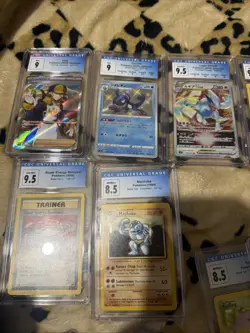 Pokemon Graded Slabs Bundle PSA and CGC Certified, All Graded 8-9.5 - Image 2