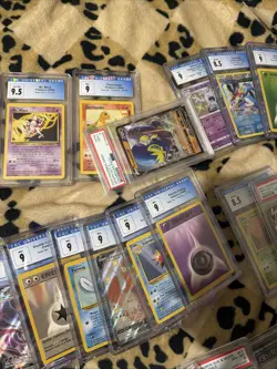 Pokemon Graded Slabs Bundle PSA and CGC Certified, All Graded 8-9.5 - Image 3