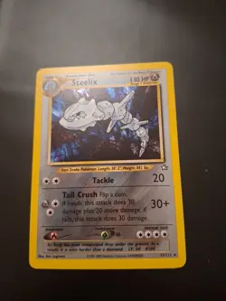 Pokemon TCG Steelix Neo Genesis 15 Holo Unlimited Holo Rare NM - Image 1