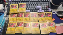 Pokemon Lot of 14X cards , Holo only All Regidrago 124/203 Foil lot #RW1 - Image 1