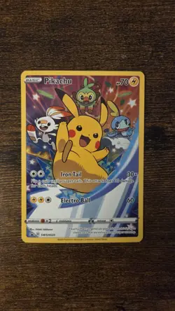 Pikachu SWSH020 SWSH: Sword & Shield Promo Cards Holo - Image 1