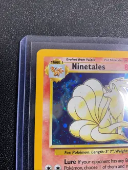 Pokemon TCG Ninetales Base Set 2 Holo Rare Card 13/130 WOTC LP - Image 3