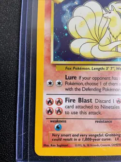 Pokemon TCG Ninetales Base Set 2 Holo Rare Card 13/130 WOTC LP - Image 4