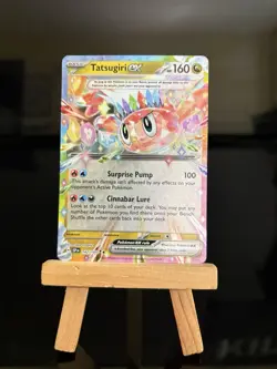 TATSUGIRI EX - 142/191 Surging Sparks NM - Double Rare Holo - Pokemon TCG Card - Image 1