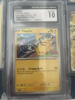 Pikachu Collection 14 Card Lot / 1 CGC 10 Gem Mint / Promo Pokemon Cards - Image 2