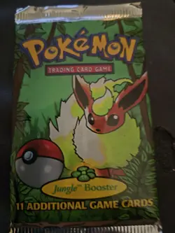 Vintage Pokemon Trading Card Game Jungle Booster 742818060639 - Image 1