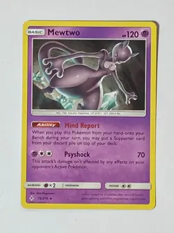 Pokemon TCG - Mewtwo - Unbroken Bonds - #75/214 - Rare - NM - Non-Holo - 2019 - Image 2