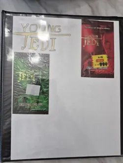 Star Wars TCG CCG Vintage Cards About 98 Young Jedi With Binder - Image 1