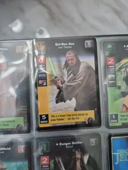 Star Wars TCG CCG Vintage Cards About 98 Young Jedi With Binder - Image 2