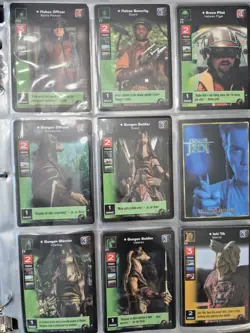 Star Wars TCG CCG Vintage Cards About 98 Young Jedi With Binder - Image 5