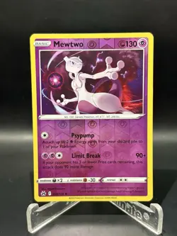 Mewtwo 059/159 Crown Zenith Reverse Holo Rare Pokemon Tcg Card NM - Image 1