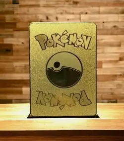 Charizard VMAX Rainbow Gold Metal Card Collectible Gift/Display - Image 2