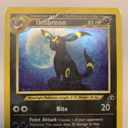 Pokemon TCG Umbreon Neo Discovery Holo Rare Card 13/75 - Image 3