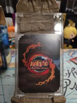 Naruto "The One Who Lives Within" Card Vintage ??SIGNED BY DUB. VOICE ACTOR?? NM - Image 2