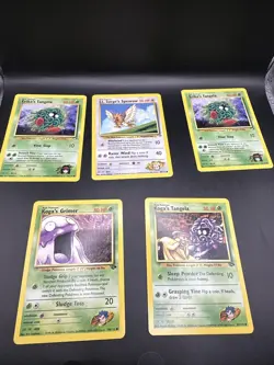 Pokemon TCG 5 Card Pokemon Gym Challenge/Heroes Lot - Image 1