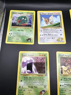Pokemon TCG 5 Card Pokemon Gym Challenge/Heroes Lot - Image 2