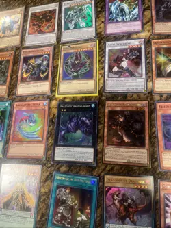 Vintage 1996 1st Editions Yu-Gi-Oh Cards Foil Cards Holo & Base Cards Lot 1 - Image 1