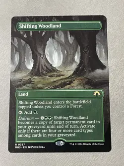 MTG: Shifting Woodland (Borderless) | Modern Horizons 3 357 NM - Image 1