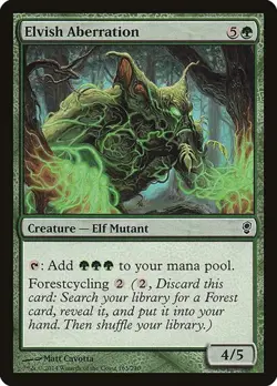 1x Elvish Aberration NM Eng MTG - Conspiracy 2014 - Image 1
