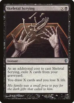 1x Skeletal Scrying NM Eng MTG - Conspiracy 2014 - Image 1