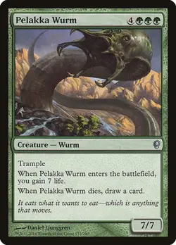 1x Pelakka Wurm NM Eng MTG - Conspiracy 2014 - Image 1