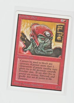 Magic the Gathering ~ MTG ~ 1x Ironclaw Orcs ~ UNLIMITED ~ M/NM ~ - Image 1