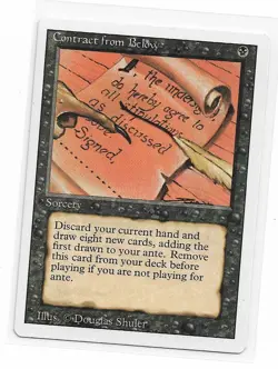 Magic the Gathering ~ MTG ~ 1x Contract from Below ~ LP ~ REVISED - Image 1