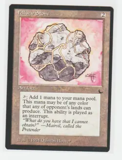 Magic the Gathering ~ MTG ~ 1x Fellwar Stone ~ M/NM ~ THE DARK - Image 1