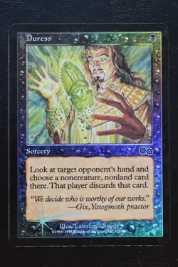 Magic The Gathering MTG DURESS FOIL Arena League Promos LP Lightly Played - Image 1