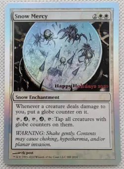 SNOW MERCY LP - Happy Holidays 2010 MTG - Special Occasion - MTG Magic - Image 3