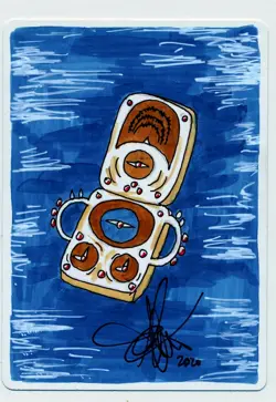 MTG ARTIST PROOF Sketch Mystic Compass Magic The Gathering Amy Weber - Image 1