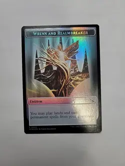 MTG- Wrenn And Realmbreaker/ Elemental Token Foil MOM #0023 - Image 1