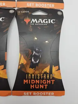 Magic The Gathering MTG Innistrad Midnight Hunt Set Booster 4 Packs New & Sealed - Image 2