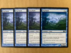 MTG 4x Fog Bank # 52 Core Set 2013 M13 Modern Magic the Gathering x4 LP - Image 1