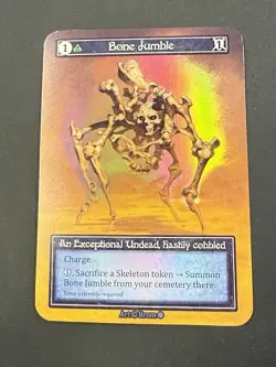 Sorcery Contested Realm Gothic - Bone Jumble Exceptional Foil - Brom - Image 1