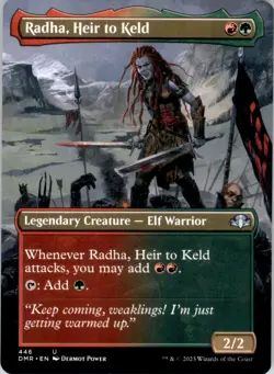 Radha Heir to Keld (Borderless) Dominaria Remastered (DMR) Uncommon, English - Image 1