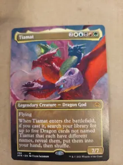 Tiamat (Borderless) Adventures in the Forgotten Realms Regular - Image 1