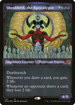 Sheoldred, the Apocalypse (Textured Foil) - Dominaria United (DMU) Near Mint - Image 3
