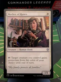 MTG Mother of Runes Commander Legends: Battle for Baldur's Gate Regular NM - Image 1