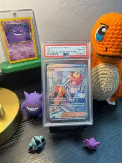 POKEMON Mela 254/182 Sv04 SIR: Paradox Rift Holo PSA 8 - Image 1