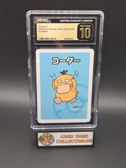 CGC 10 Pristine Psyduck Old Maid Playing Card 2019 Pokemon - Image 1
