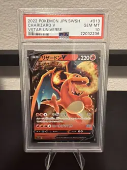 PSA 10 GEM MINT JAPANESE POKEMON 2022 Charizard V 013/172 VSTAR Universe S12a - Image 1