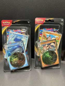 Pokemon Mega Evolutions x2 (Sealed) Single Pack With Promo Wailord & Lycanroc - Image 1